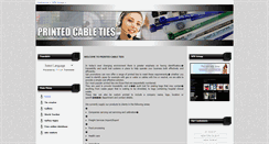 Desktop Screenshot of printedcableties.co.uk